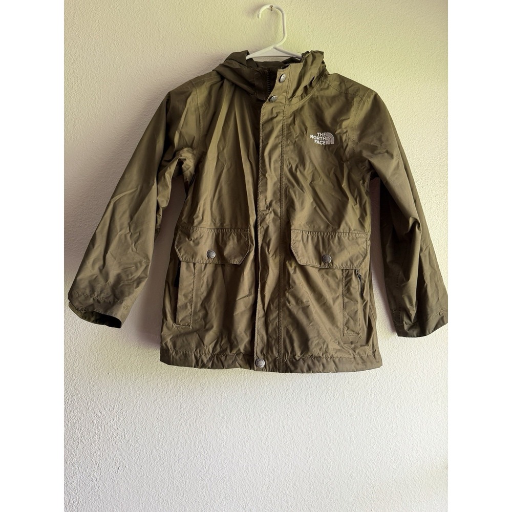 The North Face High Vent Windbreaker Soft Shell Rain XS Size 6 Junior Kids Green